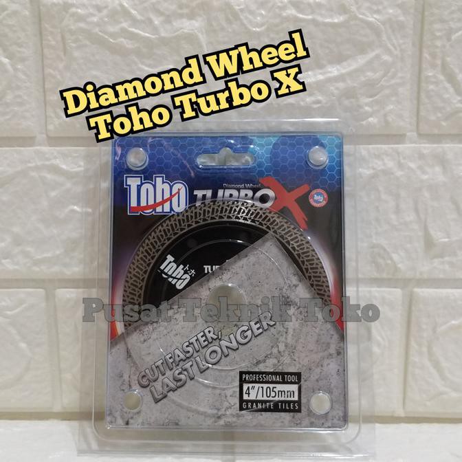 -READY- MATA POTONG GRANIT TOHO TURBO X - DIAMOND WHEEL TURBO X TOHO