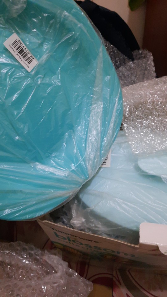 Blossom Plate Blue Satuan  (biru Muda) Tupwr