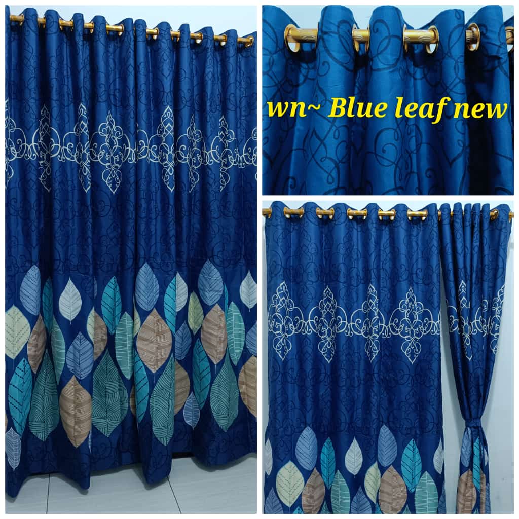 Waty grosir New motif gorden homemade best seller smokring besar uk 135x220 gorden pintu 12 ring