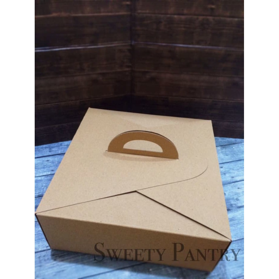 

Ready Stok dus kue box kue kemasan kue ukuran 25x25x10cm Limited