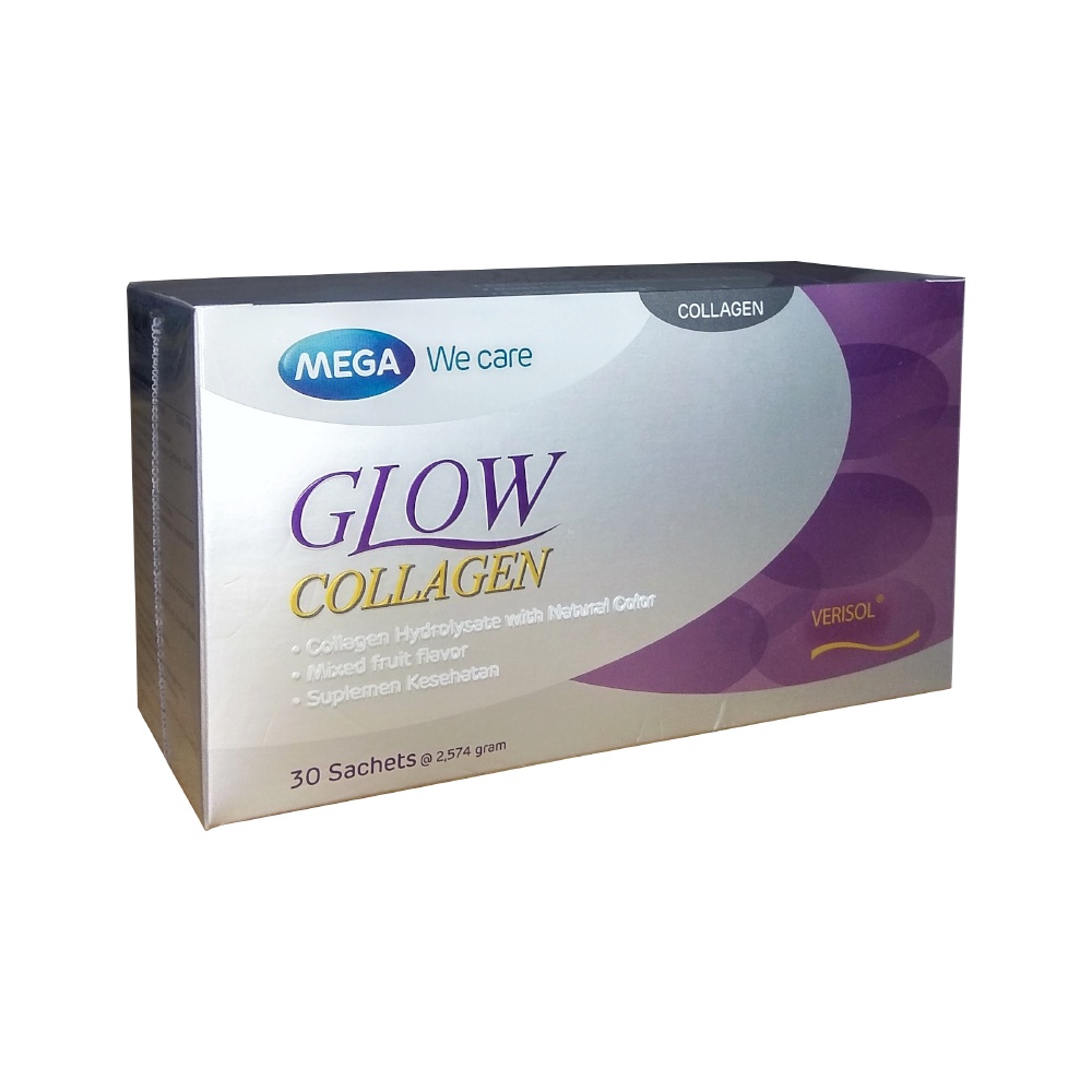 Glow Collagen 30 sachet Mega We Care - Vitamin Kulit