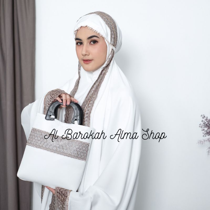 Mukena Dewasa Shakilla Mewah Renda Swaroski