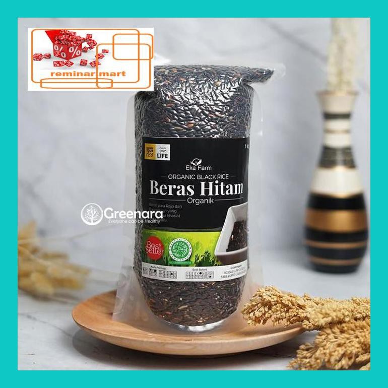 

S0Bers Beras Hitam Organik 1Kg Ekafarm Ric0S50B