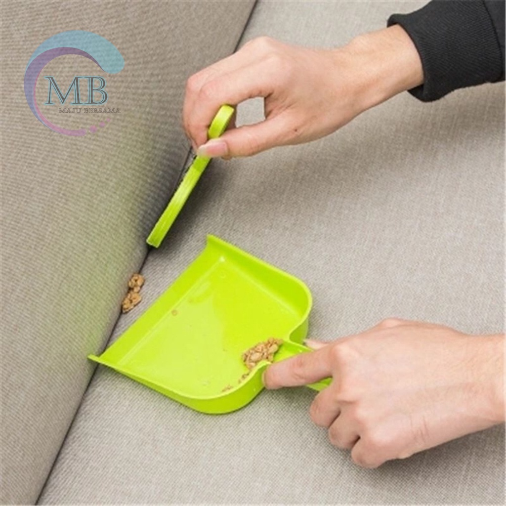 RT66 sapu dan pengki set mini dustpan serok cikrak kecil kebersihan karpet mobil meja laptop MB2906