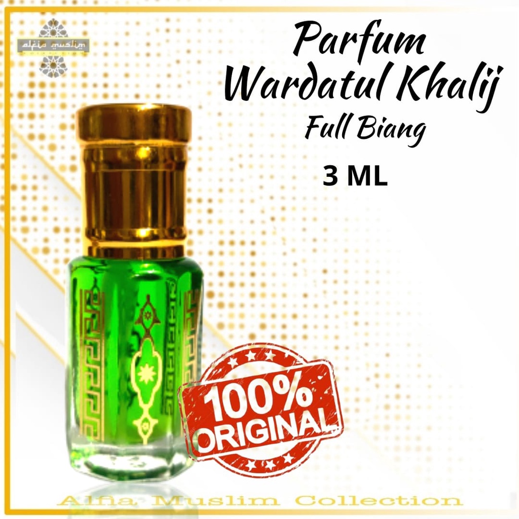 Wardah wardatul kholij Parfum Saudi 100%Full Biang