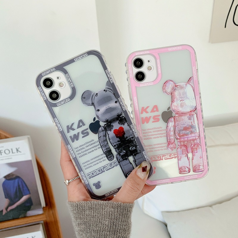 Apple Violent Bear Sesame Street iPhone 13 Pro Max Mobile Phone Case Mobile Phone Case Transparent Case iPhone 11 12 XR XSMAX 7 8 SE2