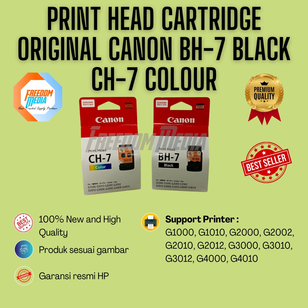 Print Head Cartridge Original Canon BH7 CH7 Pengganti CA91 CA92