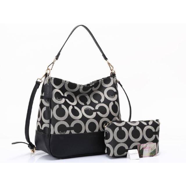 COACH HOBO KANVAS BAG IN BAG