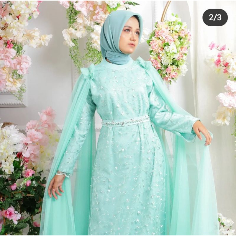 gaun pesta-tamara dress-baju terbaru-gaun akad