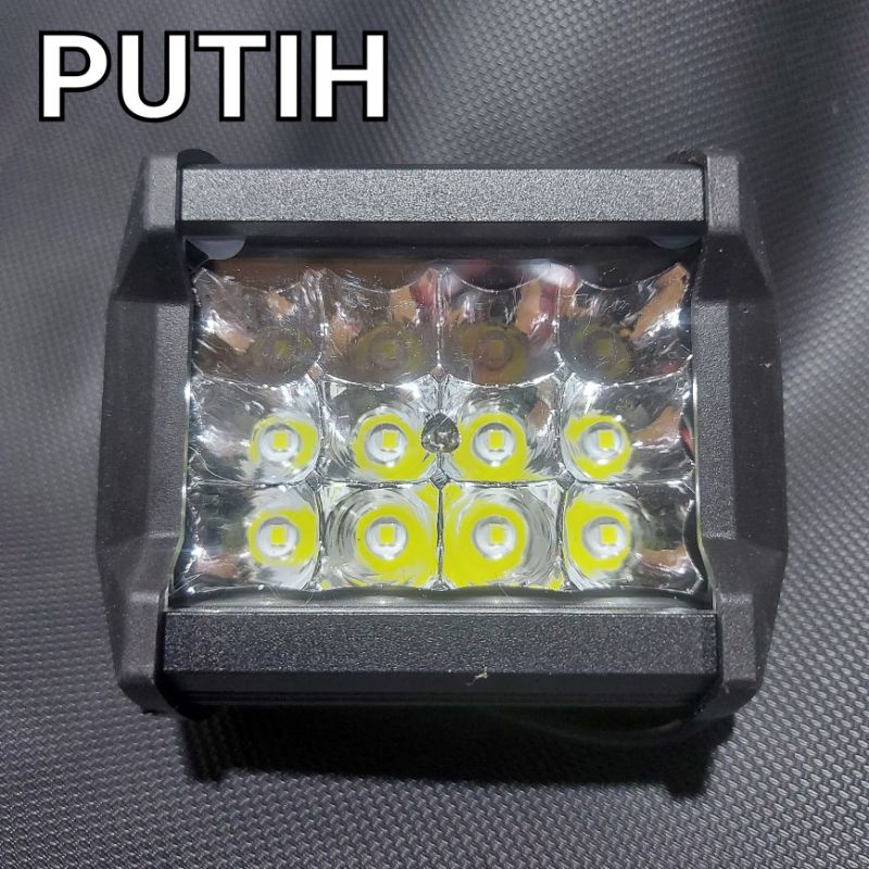 LAMPU TAMBAHAN UNTUK LAMPU TEMBAK SOROT 6 / 12 LED KOTAK UNIVERSAL + DUDUKAN