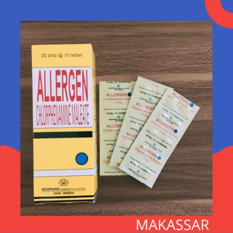 ALLERGEN (CTM) 4 mg per strip