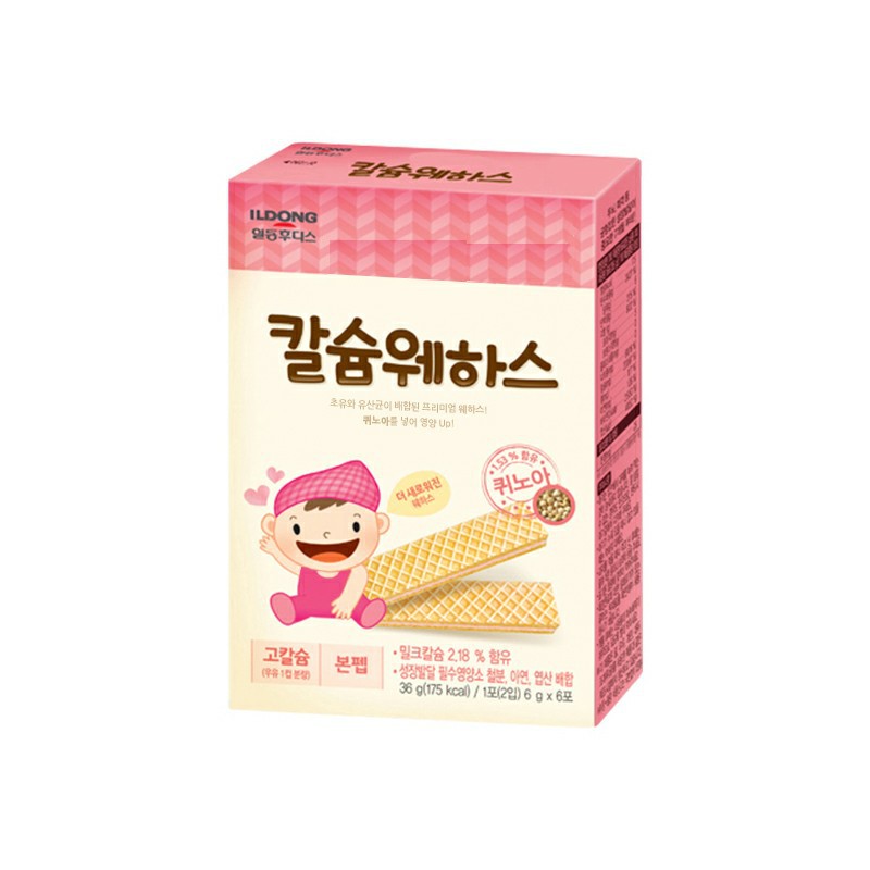 ILDONG Calcium wafer bayi snack bayi korea import