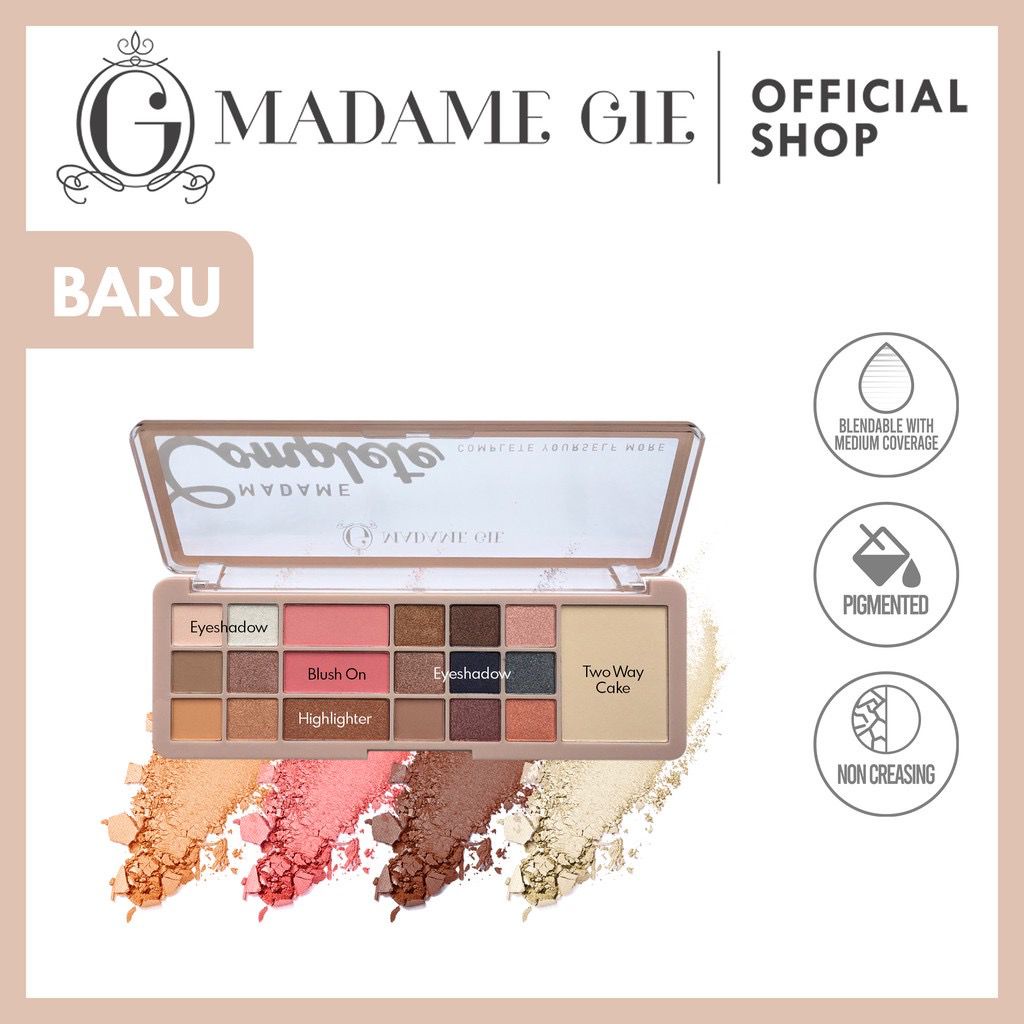 Madame Gie Madame Complete MakeUp Kit - MakeUp Face Pallete