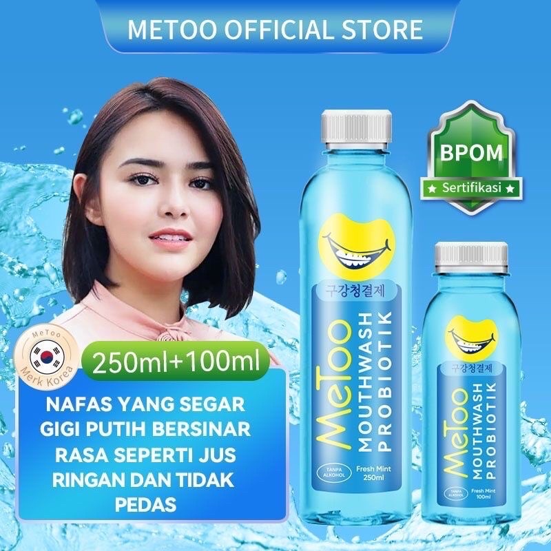 MeToo Obat Kumur - MeToo Mouthwash Probiotik Fresh Mint