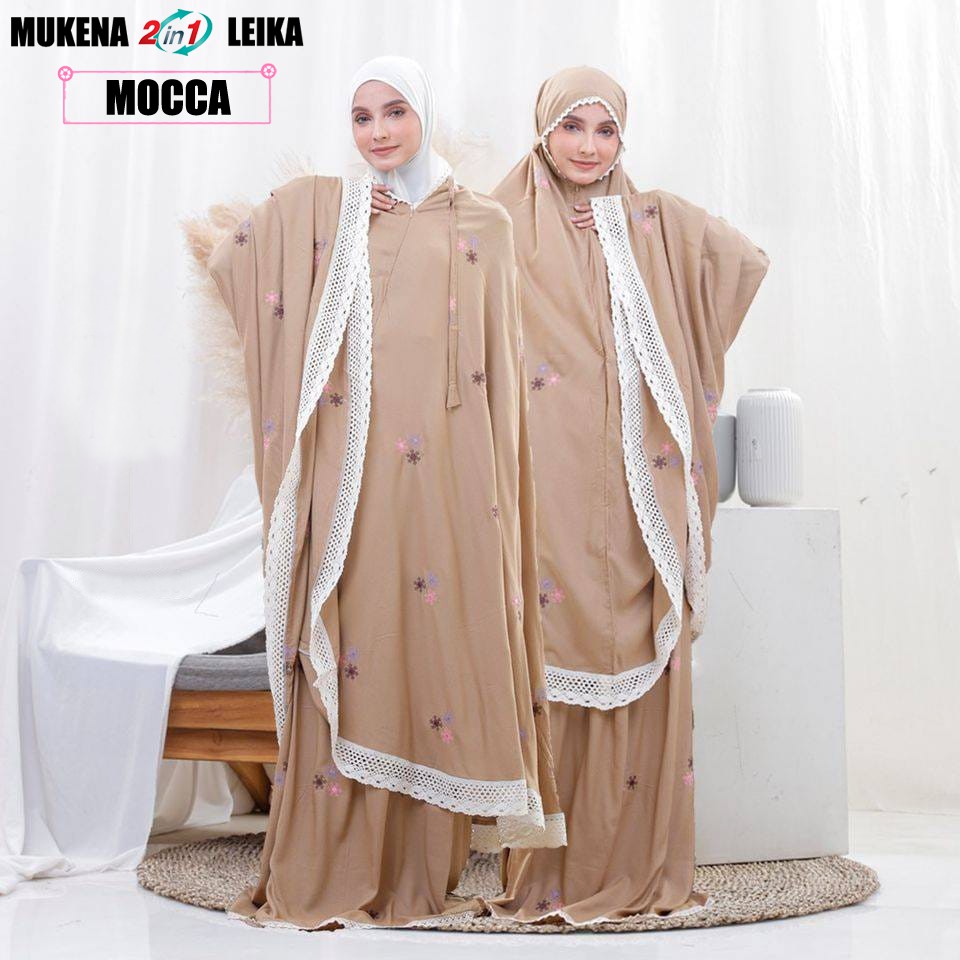 Mukena 2 in 1 Mukena Resleting Mukena Dewasa Mukena Rayon Dewasa 2 in 1 Mukena Bali anak Perempuan