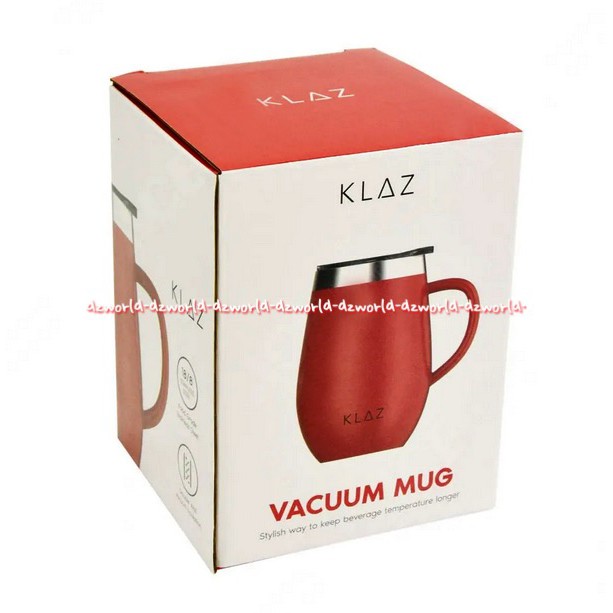 Klaz Vacuum Mug 350ml Gelas Cangkir Dengan Menahan Suhu Tahan Lama