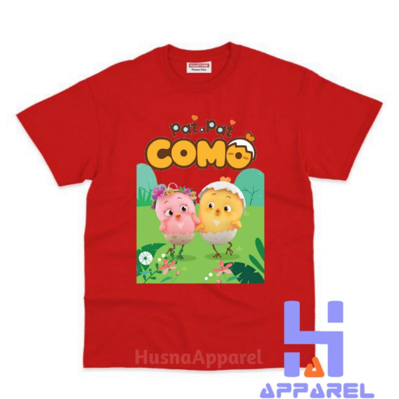 BAJU ANAK KAOS ANAK PAT A PAT COMO KARTUN YOUTUBE KIDS