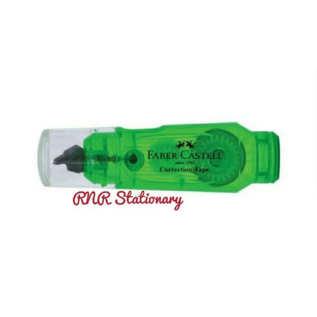 

Faber-castell Mini Correction Tape Green Barrel / Tip Ex kertas faber castell 6m / Tipe X Kertas Faber Castell