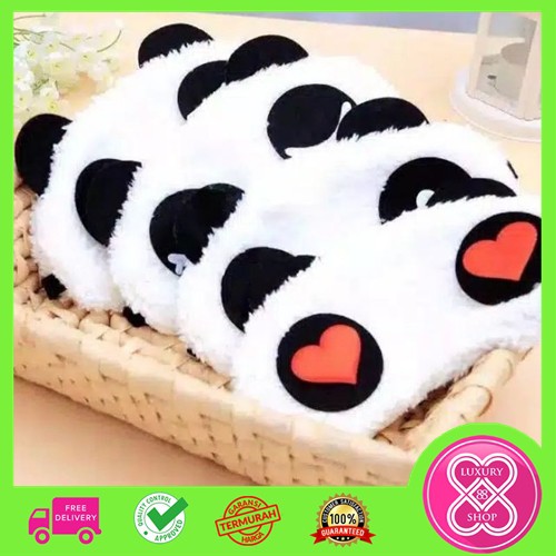 Penutup Mata Motif Panda / Penutup Mata Lucu / Masker Mata