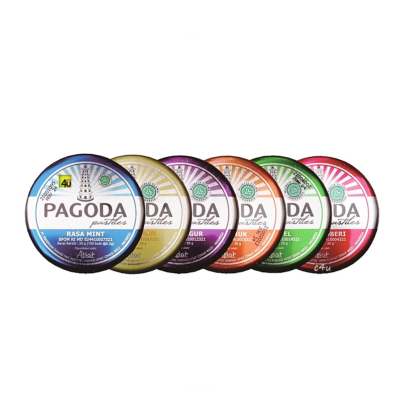 

Pagoda Pastiles CLASSIC - Permen Pastiles Legenda Indonesia - 20gr