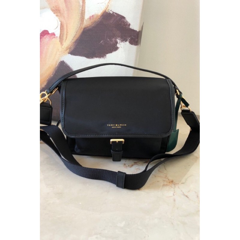 TB Perry Nylon Logo Print Crossbody