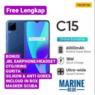 Realme C15 4/64 New 6000MAH Free Lengkap Ready Juga C Series lainnya