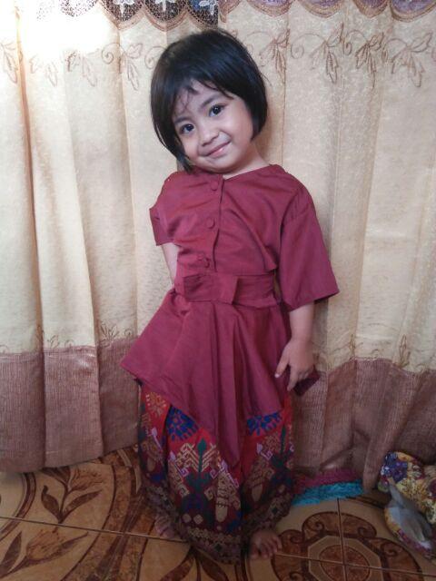 Setelan Batik Anak Perempuan Sbap04
