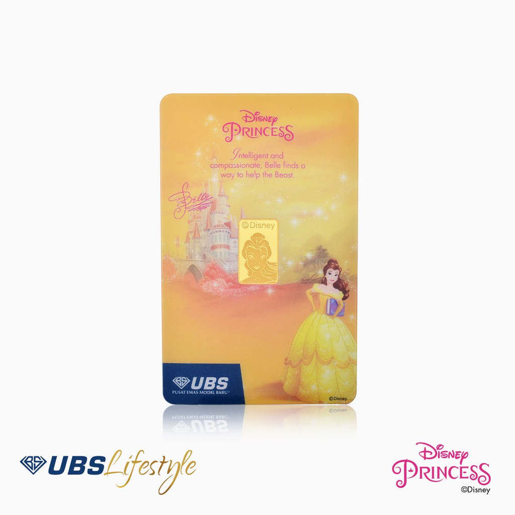 UBS Logam Mulia Disney Princess Belle 2 Gram