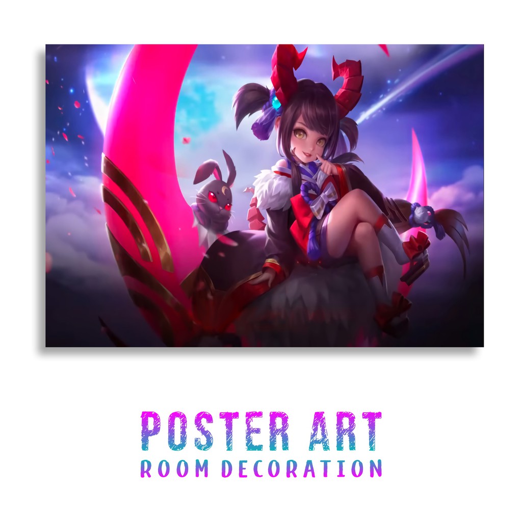 Poster Mobile Legends Change Crimson Moon 3 Shopee Indonesia