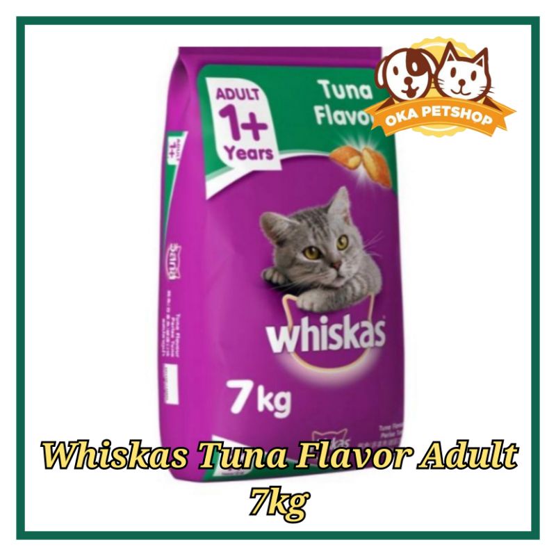 Whiskas Tuna Adult 7kg / GRAB makanan kucing whiskas tuna 7kg