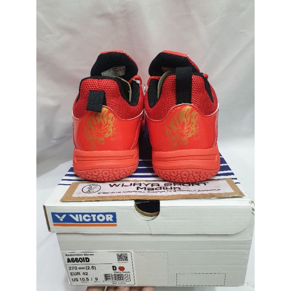 Sepatu Badminton Victor A 660 ID merah