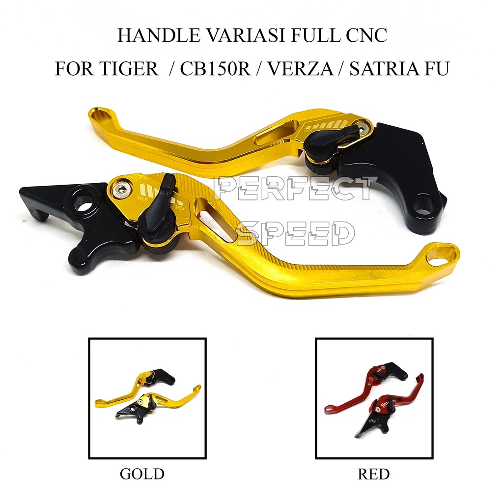 HANDLE REM DAN KOPLING VARIASI FULL CNC UNTUK TIGER / VERGA / CB150R / SATRIA FU