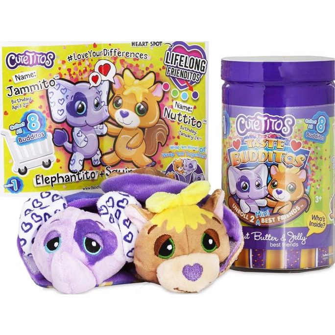 

Basic Fun Cutetitos Taste Budditos Peanut Butter & Jelly 2 Collectible *****Terbaru******