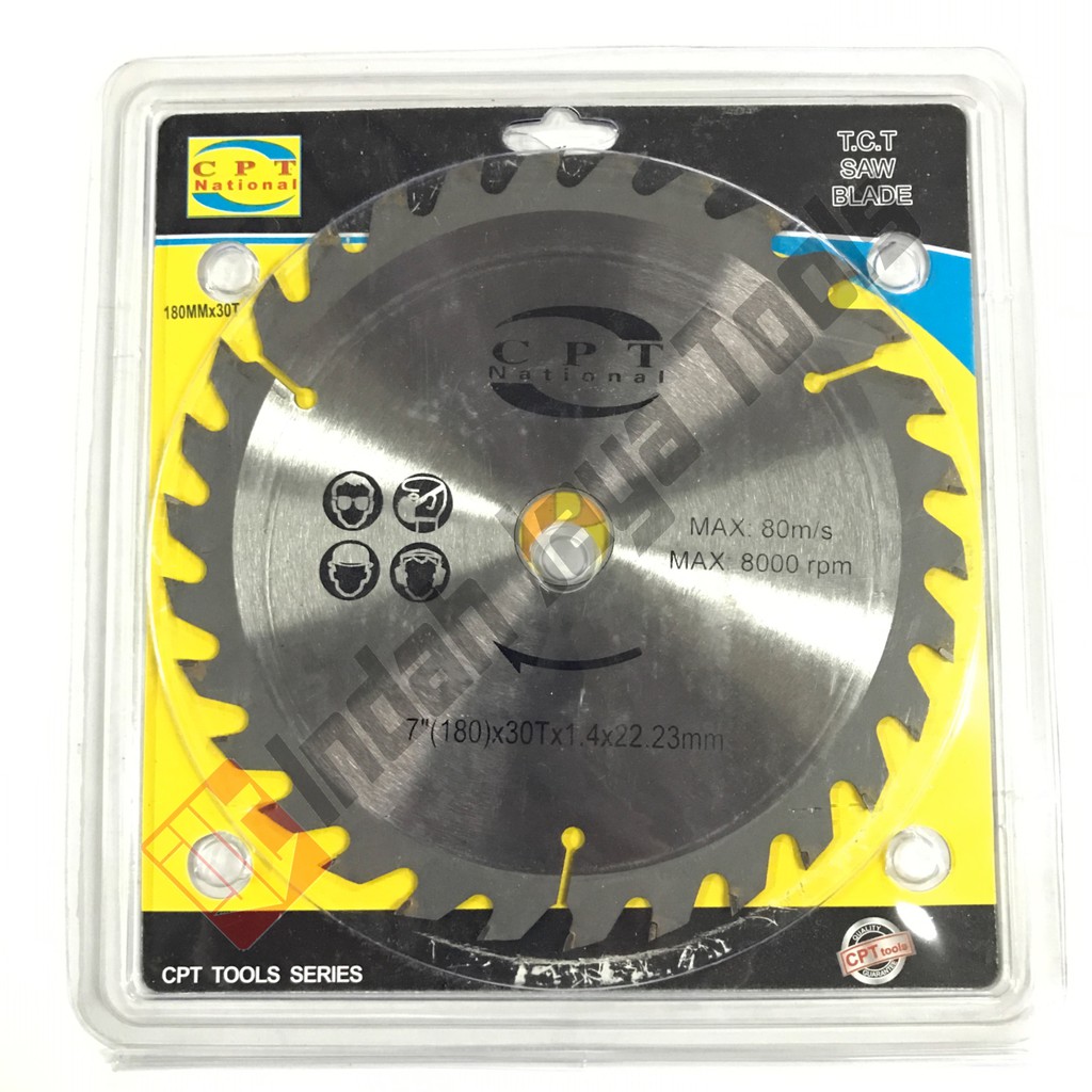 CPT NATIONAL Circular Saw Blade 7 x 30T ULTRA THIN Mata Pisau Potong Kayu