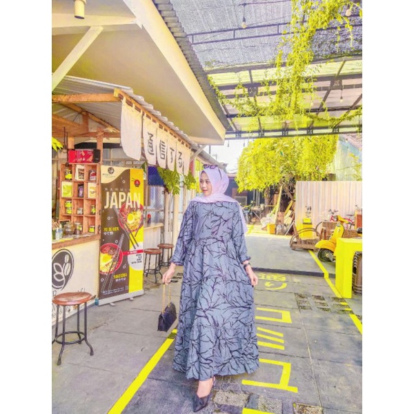 Gamis Twill Canda Rempel Susun TC - Babonirengbatik