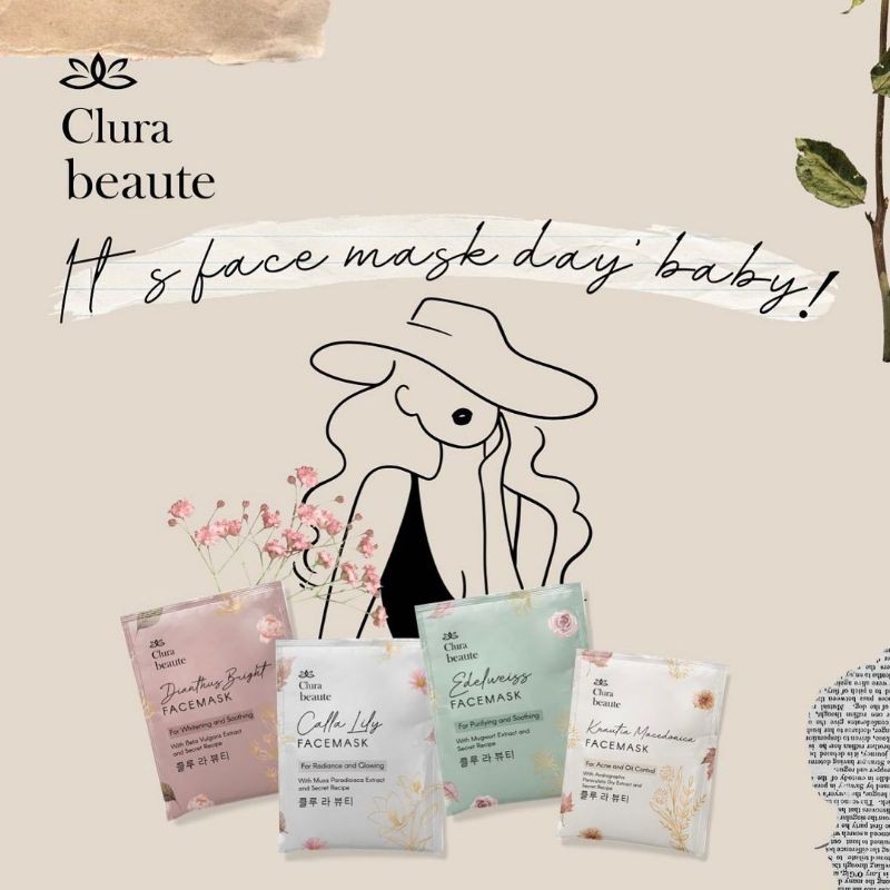 MASKER ORGANIK CLURA BEAUTE (DISTRI BLITAR)