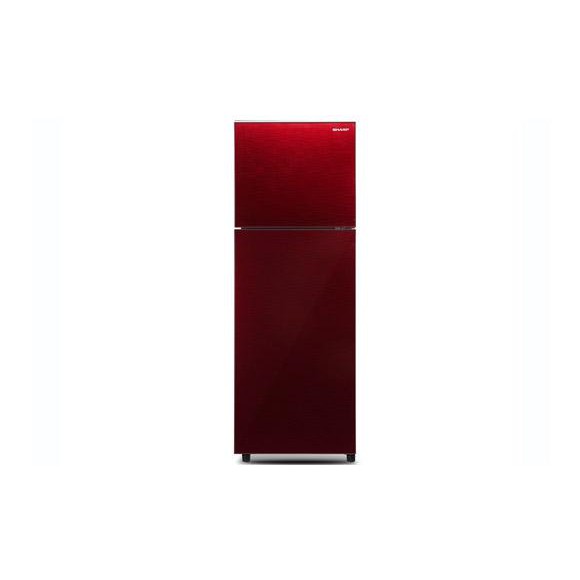 SHARP SJ 326 XG MR / RED KULKAS LEMARI ES 2 PINTU GLASS DOOR 256 LITER / SJ326XGMR