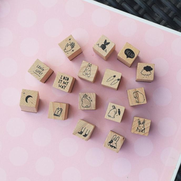 

Lovin Life Mini Wood Stamp