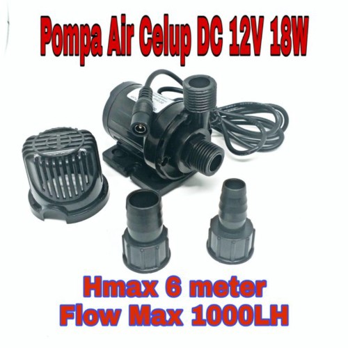 

TERMURAH Pompa Air Celup Mini DC 12V DCP002 Hmax 6M 1000LH Berkualitas