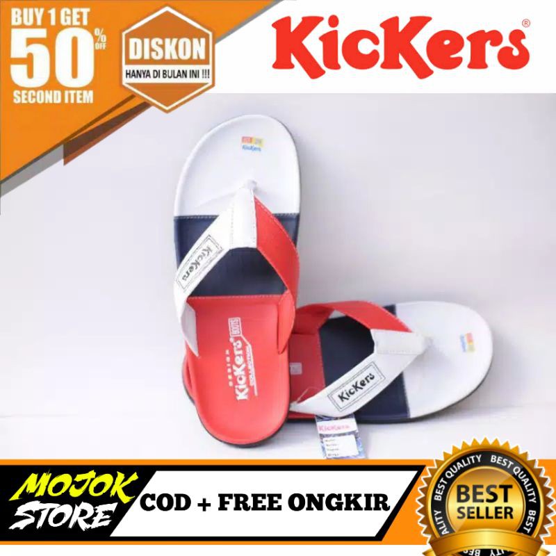 SANDAL JAPIT KICKERS 3 WARNA /SANDAL JAPIT PRIA /SANDAL DISTRO PRIA