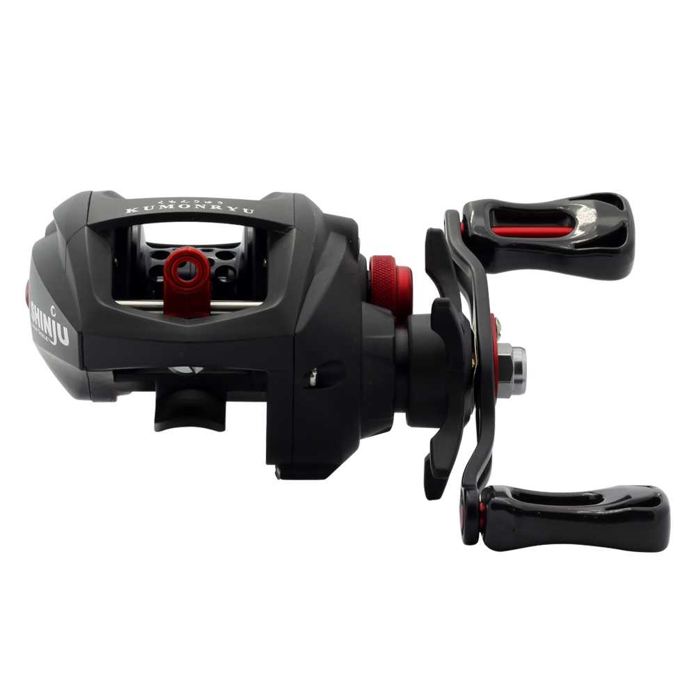 Shinju Kumonryu. Baitcast Reel. Left Handle