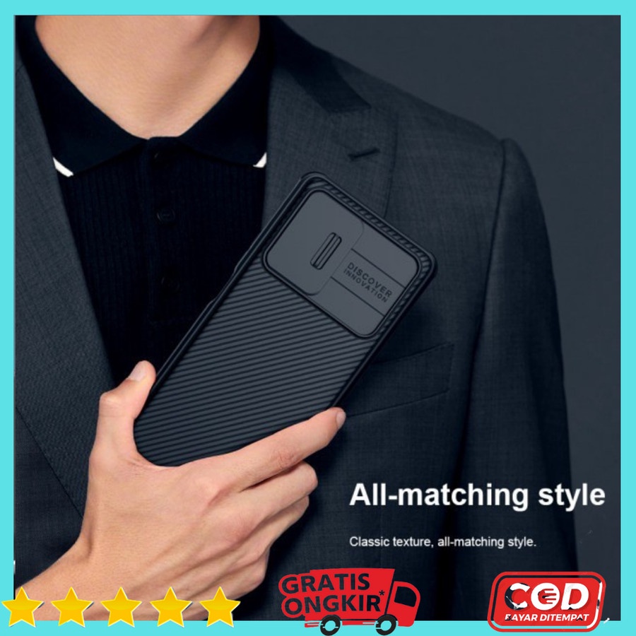 ORIGINAL CAMSHIELD CASE REALME 8 PRO CASE SLIDE CAMERA PROTECT - CASING REALME 8 PRO