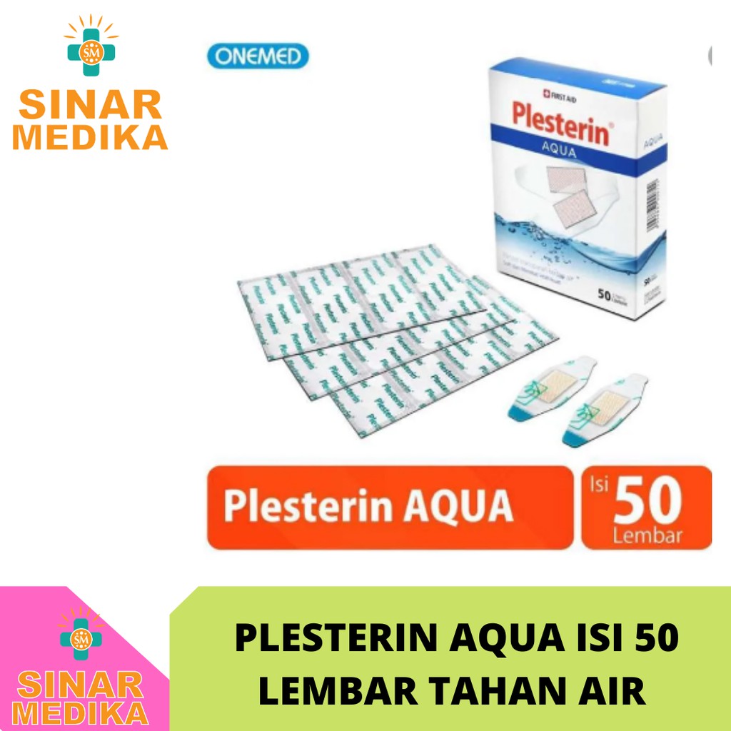 PLESTERIN AQUA . HANSAPLAST ANTI AIR 1 BOX ISI 50 LEMBAR