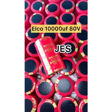 Elco 10000uf 80V original Rubycon