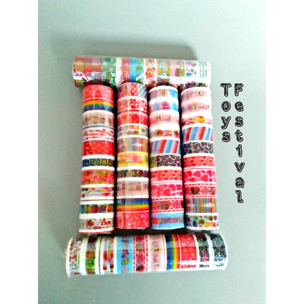 

solatip solasi warna warni karakter 1.5 cm