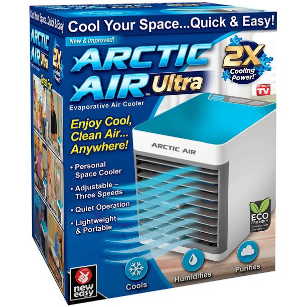 AC Mini Artic Pendingin Ruangan Sejuk Air Cooler Fan Air Portable Cocok Untuk Anak Kos Tiktok AC mini