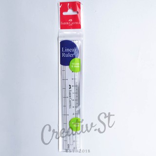 Penggaris 15 cm Faber Castell Ruler Scale 6 Inch/15 Cm