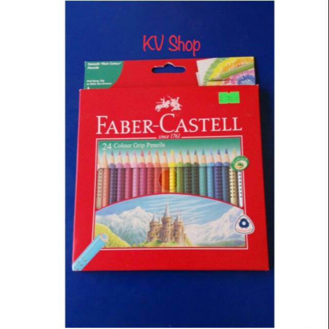 

Pensil Warna Faber-Castell, 24 ColoursGrip Pencils