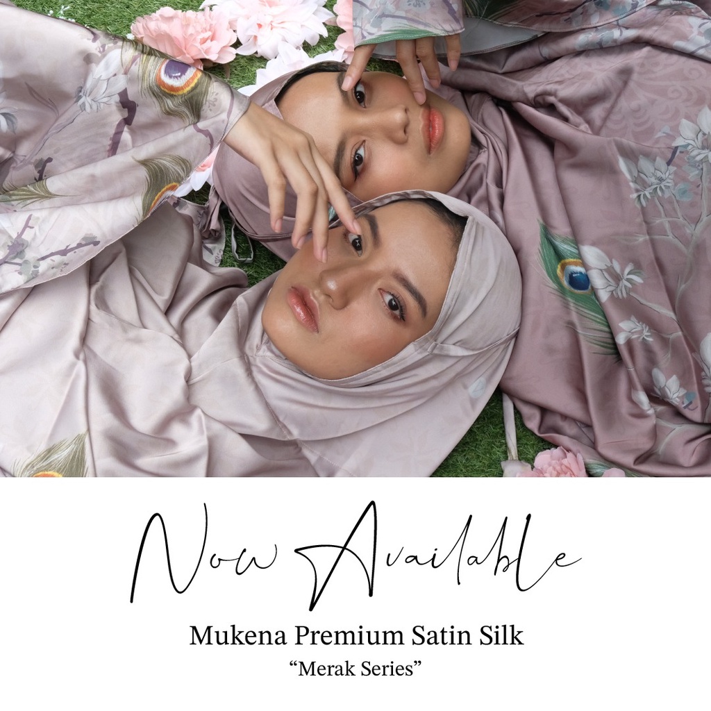 Mukena Satin Silk Premium Motif Merak