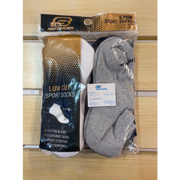 Kaos kaki skechers isi 6 pasang